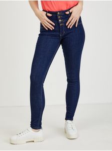 Tmavomodré dámske skinny fit džínsy ORSAY - XS