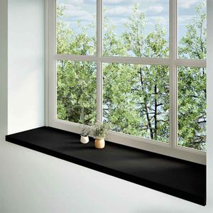 vidaXL Parapety 2 szt. Ciemny brąz 160x40x2 cm lite drewno dębowe