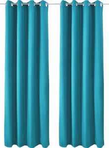 2er Set Ösenschal Amelie Luna thermo 140x245 cm