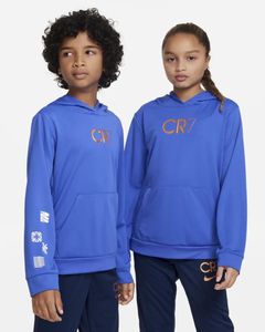 Nike CR7 BIG KIDS' SOCCER HOODIE MEDIUM BLUE/WHITE MEDIUM BLUE/WHITE XL