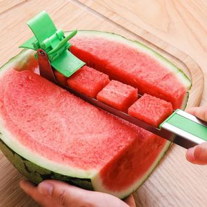 MELONY Wassermelonen Schneider Melonen Portionierer Messer Edelstahl Obstmesser