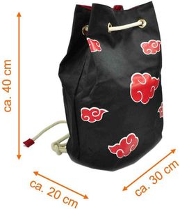 Hochwertige Akatsuki Tasche | Seesack mit roten Wolken