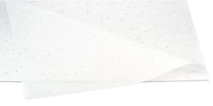 Seidenpapier mit GLITZER 50x75cm, 10 Bögen, Farbauswahl:weiß 029