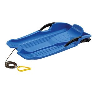 Prosperplast Hornet Blau Bobschlitten Bob Schlitten Bremshebel Zugseil Kinder Schnee