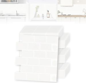 ACXIN 10 Stück Fliesenaufkleber für Küche Bad - PVC 3d Klebefliesen Startseite Dekore, Schälen und Kleben, 30 x 30cm (Stil D)