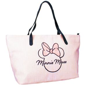 Große Damen Shopping Bag Tasche | Disney Minnie Mouse | Umhängetasche