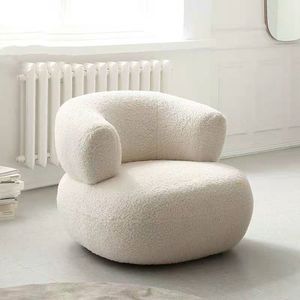 360Home Sofa Lässige Relaxsessel Einzelsessel Weiß