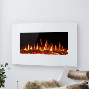 Noble Flame VEGAS weiß: 900 [Elektro Wandkamin]
