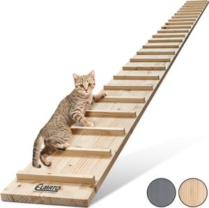 Elmato 13017 Katzentreppe 1 – 4 Meter erweiterbar (4 Meter mit 3 Verbindungsstücken)