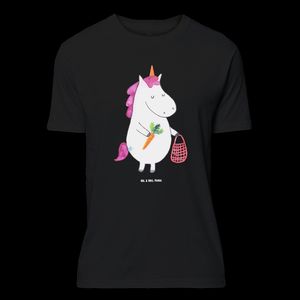 Mr. & Mrs. Panda Größe XXL T-Shirt Einhorn Vegan - Schwarz - Geschenk, Lustiges T-Shirt, Einhörner, Junggesellenabschied, Tshirt, Rohkost, Einhorn Deko, Unicorn