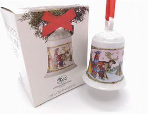 Porzellanglocke Weihnachtsglocke 1995 - Hutschenreuther - in