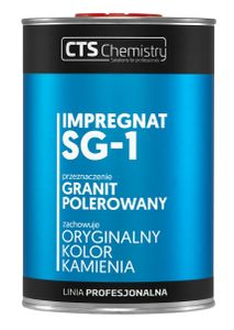 CTS Chemistry SG-1 Imprägnierung für polierten Granit 1L | Erhält die natürliche Farbe des Steins | Schützt vor Verschmutzung | Erhöht nicht die Schlüpfrigkeit | Für den Innen- und Außenbereich