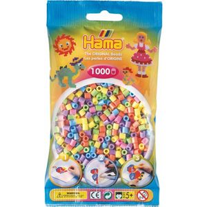 HAMA-Perlen Pastell gemischt 1000Stück, 1Beutel