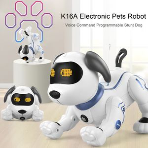 LE NENG SPIELZEUG K16A Elektronische Haustiere Roboter Hund Stunt Dog Voice Command Programmierbare Touch-sense Musik Song Spielzeug fuer Kinder Geburtstag Weihnachtsgeschenk