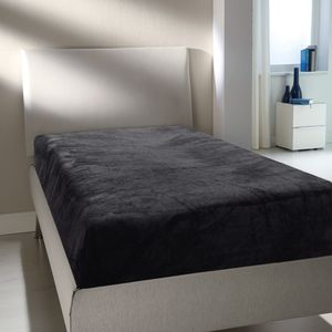 Prześcieradło Cashmere Touch - Cloud Castle 90-100 x 200 cm - antracytowe
