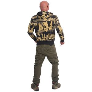 Yakuza Herren  Metal System Hoodie KapuzenPullover Sweater HOB 20012, Grösse:XXL, Farbe:Dark Shadow