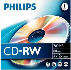 Philips 8710101710242 CD-Rohling CD-RW 700 MB 12x 10 Stück(e)