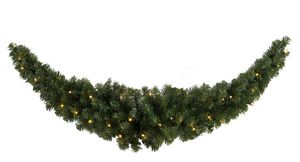 Best Season LED-Girlande "Ottawa Swag" beleuchtet ca. 150 cm, 30 warm white LED, outdoor, Trafo, 612-55