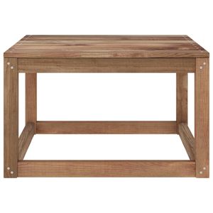 Maison Exclusive Garten-Palettentisch Braun 60x60x36,5cm Kiefernholz Imprägniert