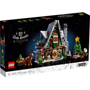 LEGO 10275 Icons Elfen-Klubhaus, Weihnachtsgeschenk für Erwachsene, Zimmer-Deko, Modell zum Ausstellen