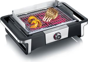 Severin PG 8114 DigitalBOOST Grill stołowy elektryczny czarny