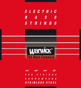 WARWICK 42200 M4 Red Strings Bass Medium 045-105