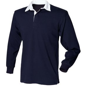 Front Row - "Classic" Rugby-Shirt für Kinder PC6100 (128) (Marineblau)