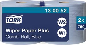 TORK Wipe 23,5 cm x 255 m (Š x D) papier modrý 2 rl./bal.