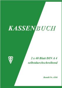 PVP Penig 4104 Kassenbuch A4 2x 40 Blatt SD