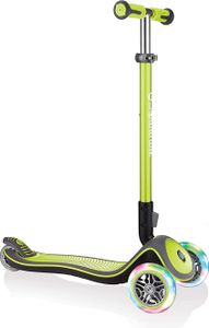 Globber - Koloběžka Elite Deluxe Lights Lime Green