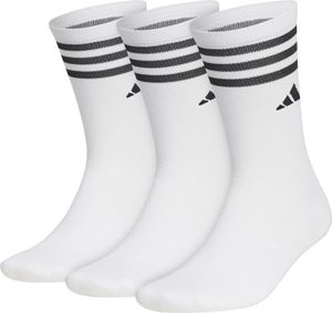 Adidas Crew Sport Socken Golf Herren Weiß 3 Paar