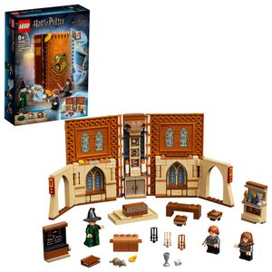 LEGO 76382 Harry Potter Hogwarts Moment: Verwandlungsunterricht Set, Spielzeugkoffer für Mädchen und Jungen, Sammlerstück mit Minifiguren
