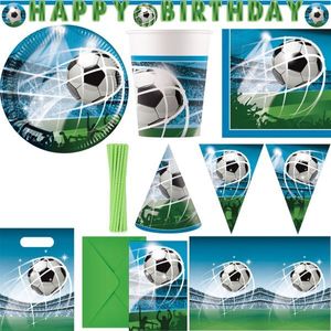 Fussball Fans XL Partyset zur Fußballparty / Geburtstag