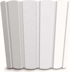 Doniczka na kwiaty Prosperplast Boardee Basic plastikowa doniczka na kwiaty (285 mm, biała)
