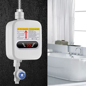 Mini Elektrische Warmwasserbereiter 220V 3500W Durchlauferhitzer Dusche Bad Set Wasserhahn Heizung Temperaturanzeige