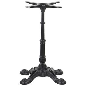 Tischgestell aus Gusseisen SH-5024, für Büro, Hotel, Restaurant, Maße 43x43x72 cm, Schwarz