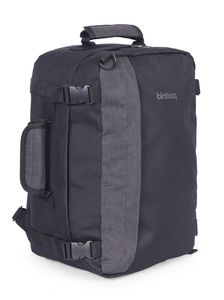 blnbag - M5 - Příruční zavazadlo pro Ryanair, batoh 40x20x25 cm, podsedlová cestovní taška do letadla, ,Darkgrey / Grey