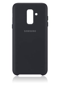 Samsung Dual Layer Cover Black, für Samsung A605F Galaxy A6 Plus (2018), EF-PA605CB, Blister