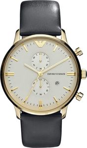 Emporio Armani Herren Chronograph Armband Uhr AR0386 Emporio Armani Herren Chronograph Armband Uhr AR0386