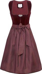 Midi Dirndl 2tlg. 65cm SUSI rotwein Größe: 46