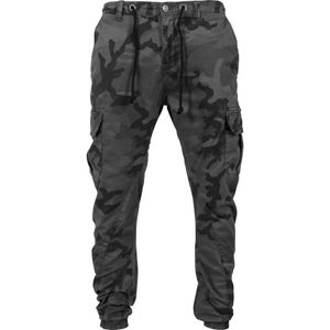 Urban Classics Herren Camo Cargo Jogging Pants TB1611, color:grey camo, Konfektionsgroesse:32