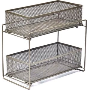 Schubladenregal Schiebekorb Organizer Unterschrank Organizer Küchenschrank Spülbecken Organizer 35x18x32cm