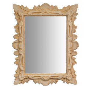 Wandspiegel groß holzrahmen 143x118x10cm, Spiegel mit holzrahmen, Spiegel groß holz, Holz