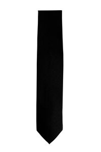 Fabio Farini - einfarbige und elegante Krawatte in 6 cm und 8 cm zur Auswahl, Farbe:Schwarz, Breite:8cm