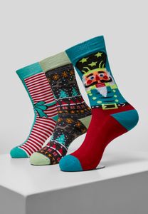 Ponožky Urban Classics Christmas Nutcracker Socks 3-Pack multicolor - 43–46