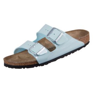 Birkenstock Damen Pantolette, grün(patentsurfgreen (11701)), Gr. 39