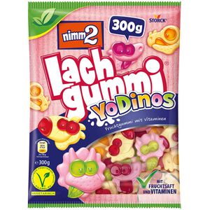 Storck Nimm2 Lachgummi YoDinos Fruchtgummis mit Vitaminen 300g