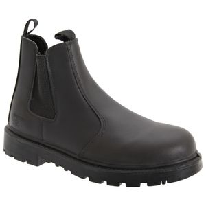 Pánské bezpečnostní boty Grafters Grinder / Dealer Boots DF746 (44 EUR) (Black)