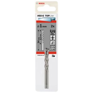 Ø 2.6mm 2xMetallbohrer HSS-G Standardline. DIN 338