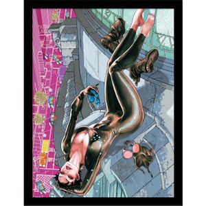 Batman - bedruckt "Catwoman Around", Comic-Titelbild PM8189 (30 cm x 40 cm) (Bunt)